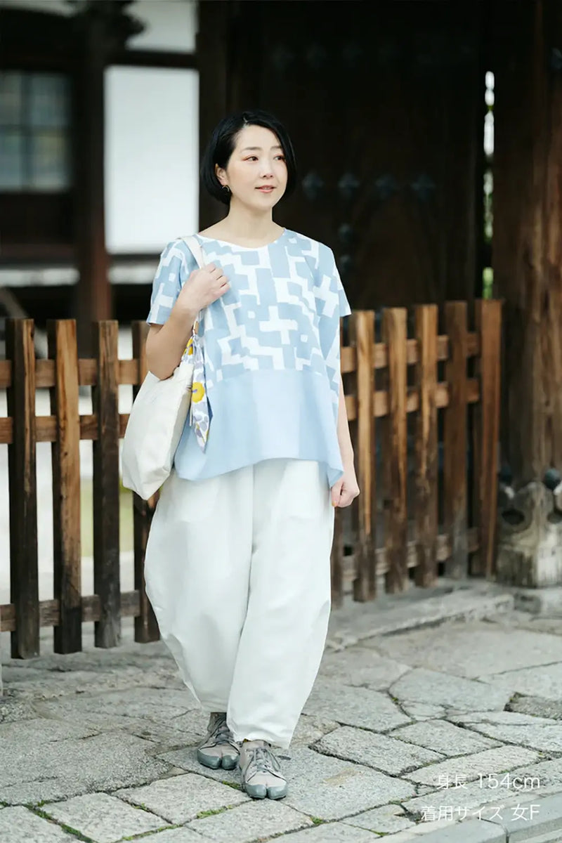 [Versand voraussichtlich um den 21. April] Takashima Jiji 20/20 Quadratisches Gewand mit Kumi-Schultermuster/Moyo x Sabimizuhanada