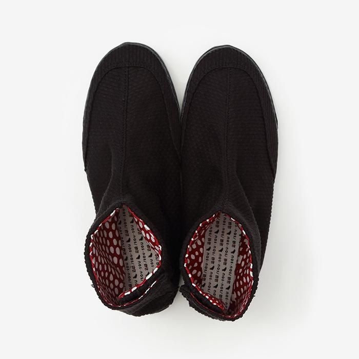 sousou 先丸地下足袋　文 濡羽色 先丸地下足袋／さしこ 濡羽色（ぬればいろ）