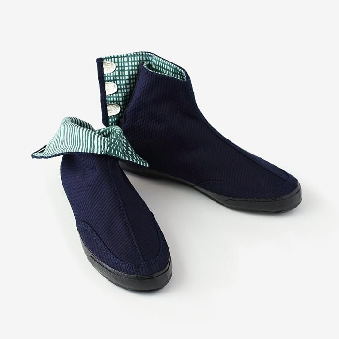 圆头 Jikatabi/Sashiko Indigo 3