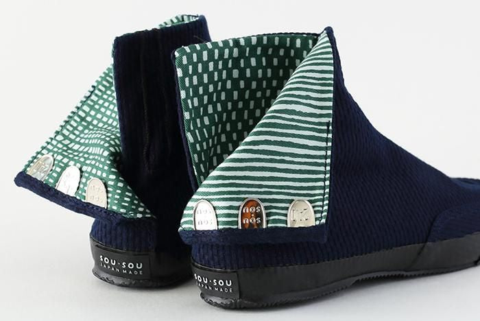 圆头 Jikatabi/Sashiko Indigo 3