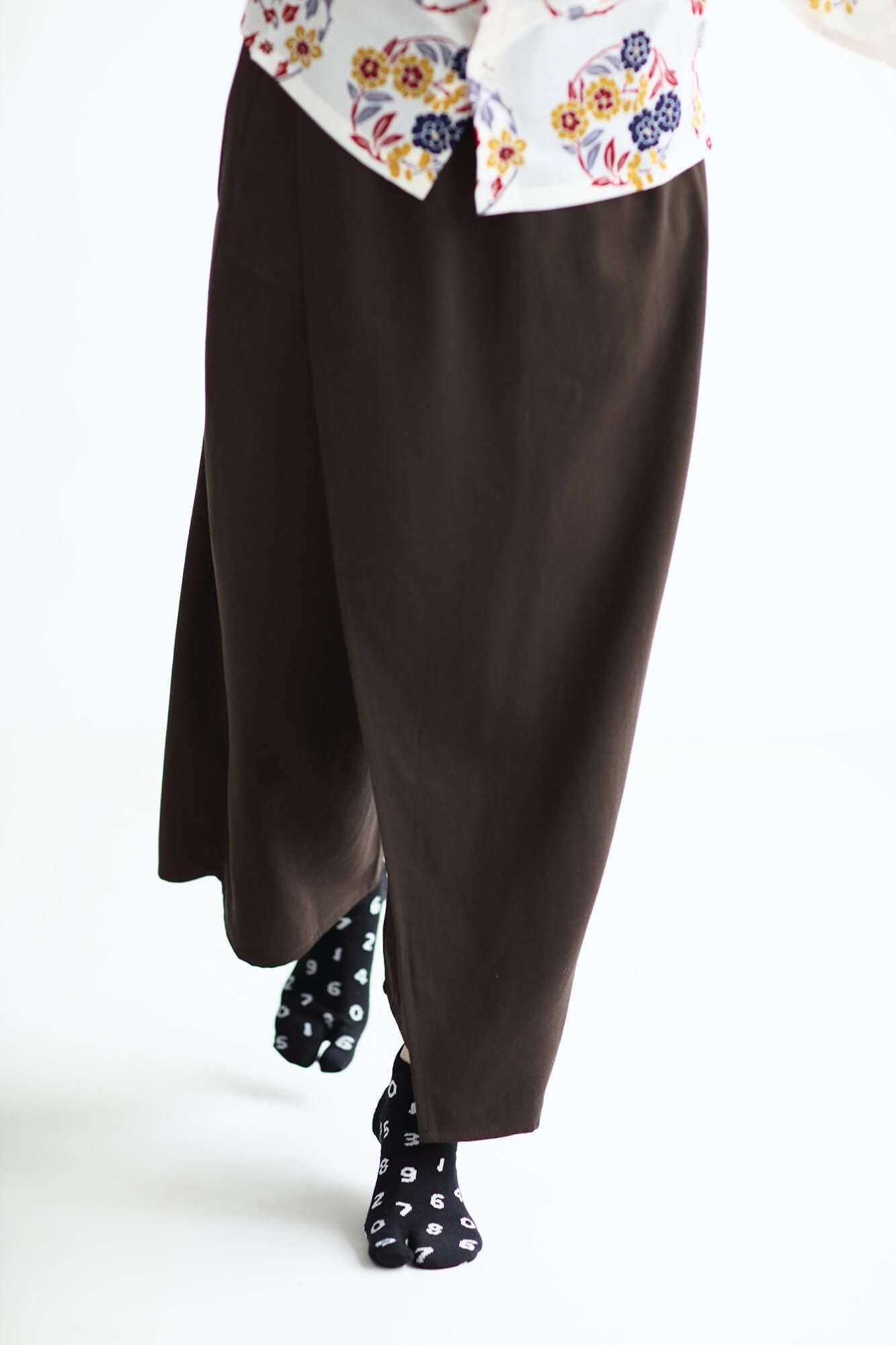 分趾襪（腳踝長度）／SO-SU-U十數 黑色×白色 【男・女性用】