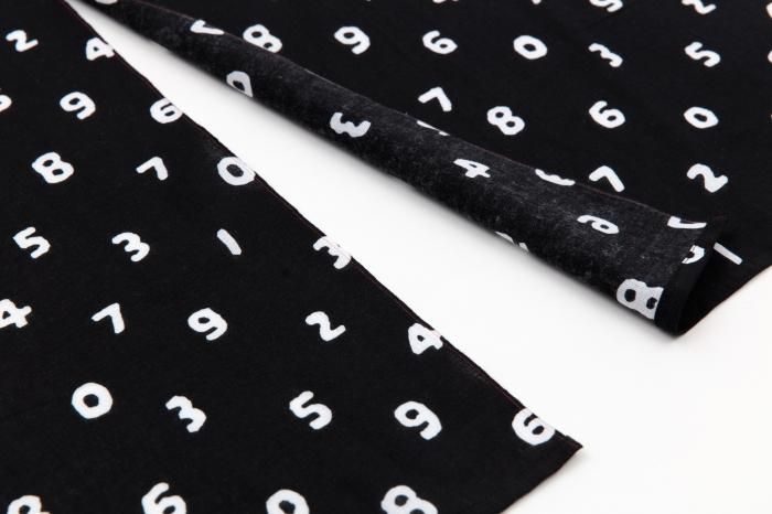 伊勢木棉手巾門簾 2張寬/ SO-SU-U十數黑色