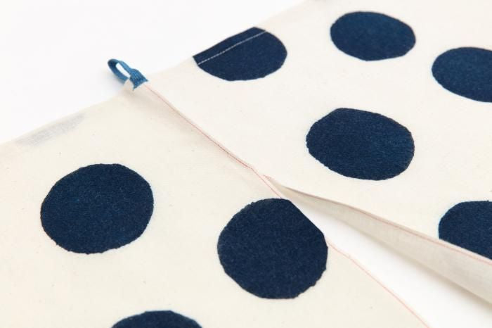 SOU・SOU × Fujitasenen Ainasen Handkerchief Short Curtain 2-piece / Polka Dots