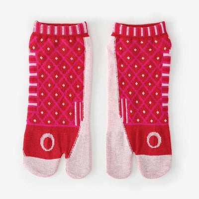 分趾襪（腳踝長度）／鯉魚旗 深紅色 【男・女性用】