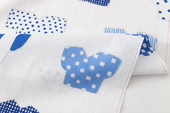 【net limited】Isemomen Cotton Textile Handkerchief / Warabegi Kid's Section