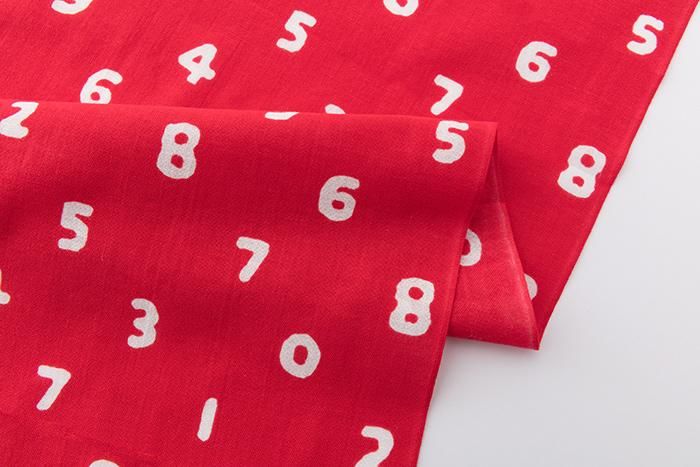 Isemomen Cotton Textile Handkerchief / SO-SU-U Red