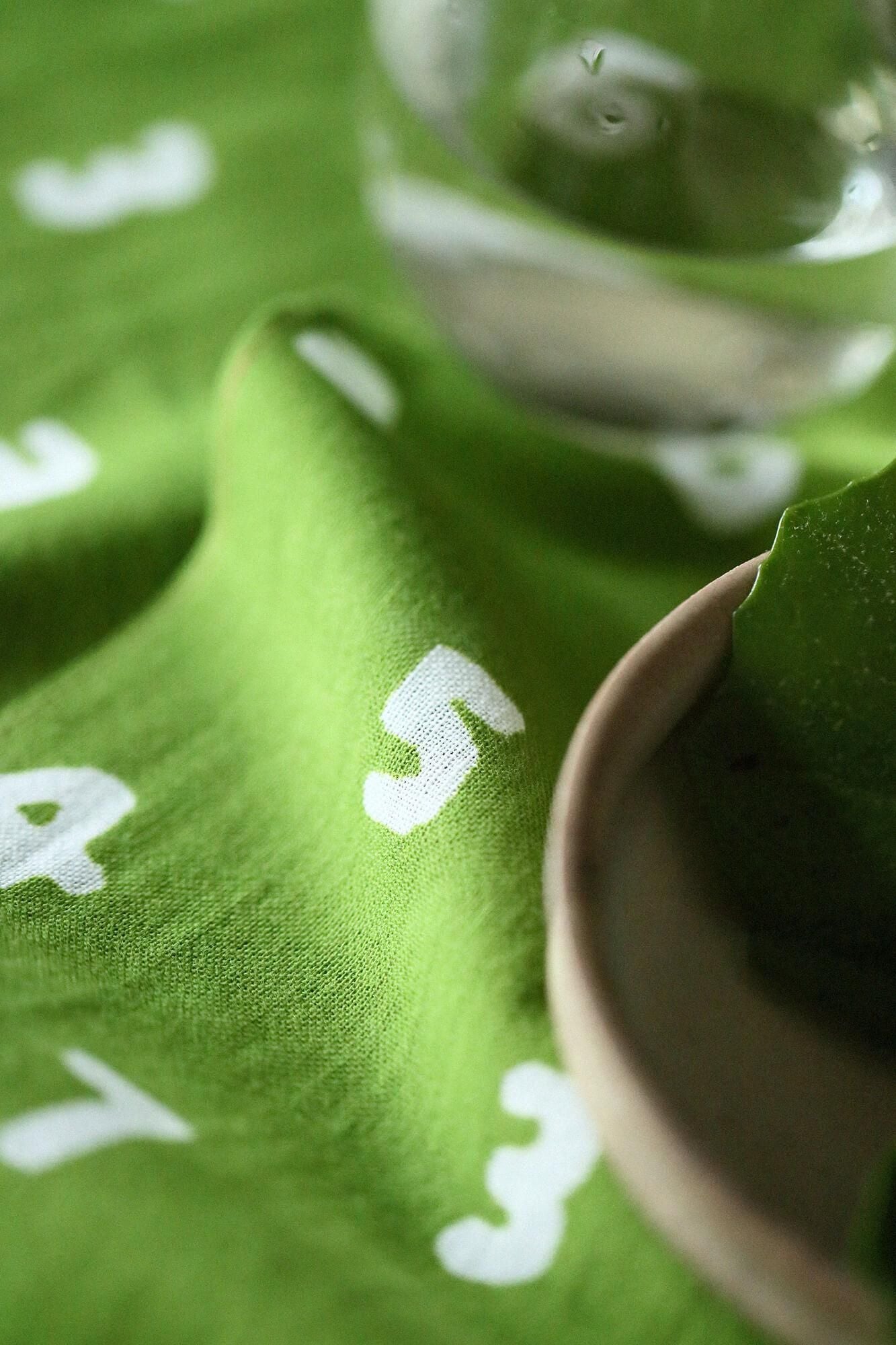 伊勢木綿 textile手ぬぐい／SO-SU-U 萌黄（もえぎ）