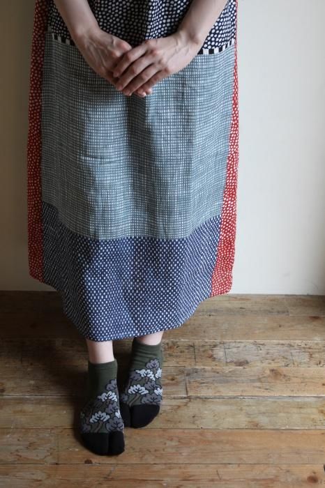 分趾襪（腳踝長度）／松之態 玉露茶色 【男・女性用】