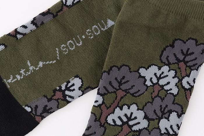 分趾襪（腳踝長度）／松之態 玉露茶色 【男・女性用】