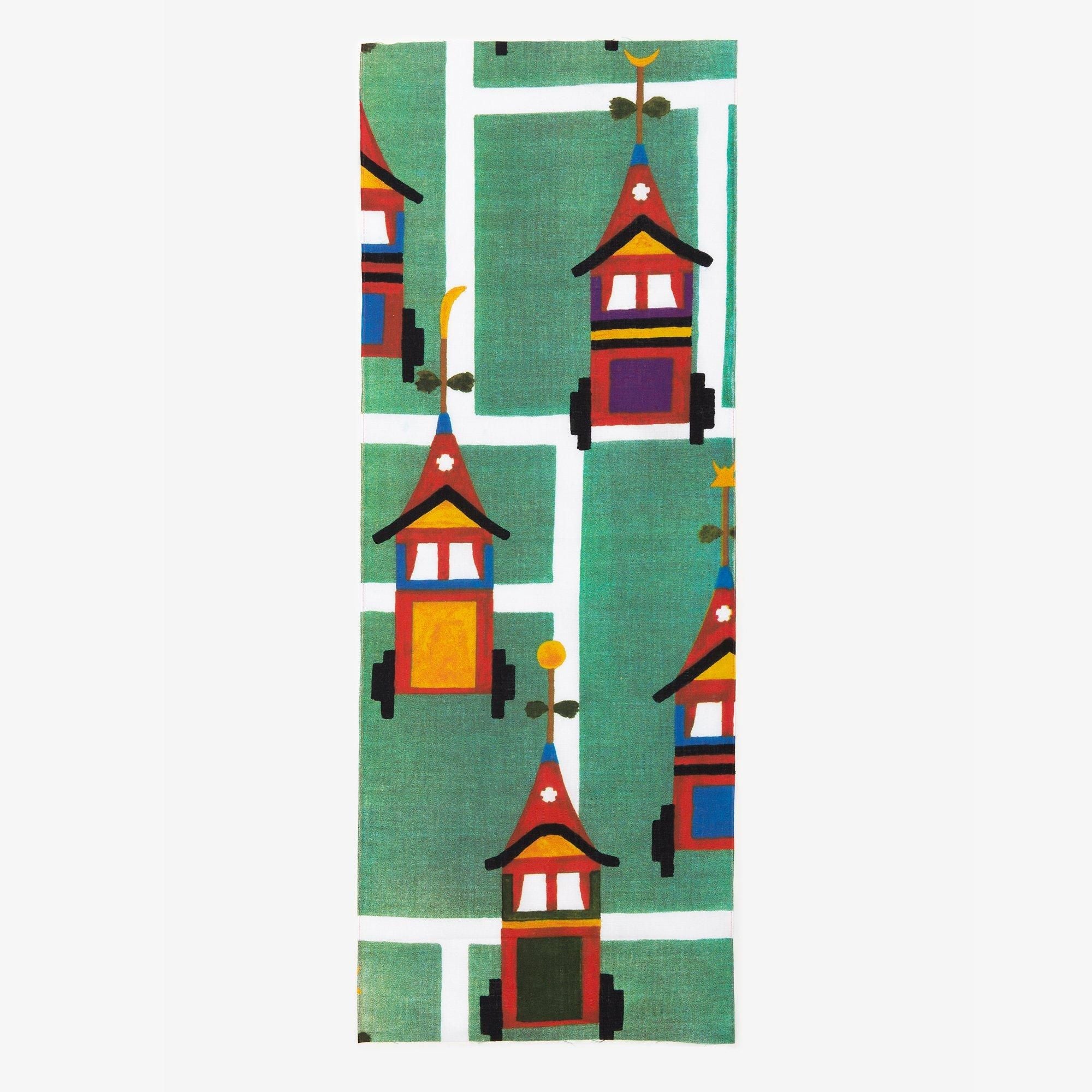 伊勢木綿 textile手ぬぐい／祇園祭（ぎおんまつり）