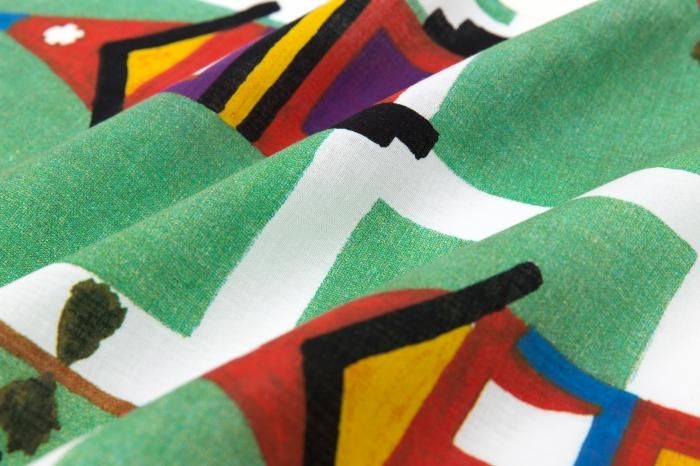 伊勢木棉圖案紋樣手巾（短版）/祇園祭