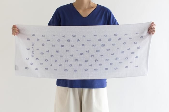 Oboro Dyeing Gauze Towel / SO-SU-U Navy