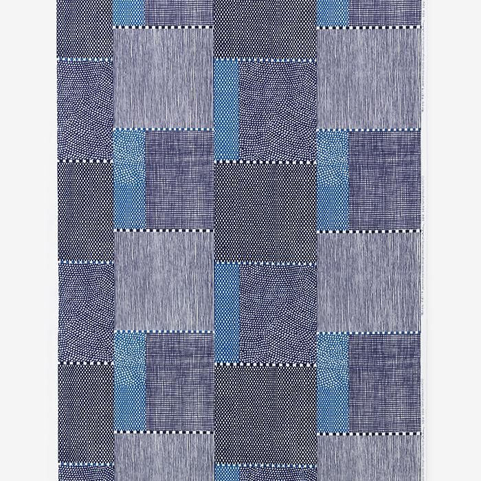 SOUSOU 間がさね　生地　① 伊勢木綿 textile手ぬぐい／間がさね 青和（せいわ）