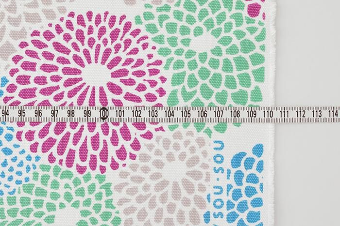 Textile sold in cuts (No.8 Canvas) / Chrysanthemum Ryofu＜50cm＞