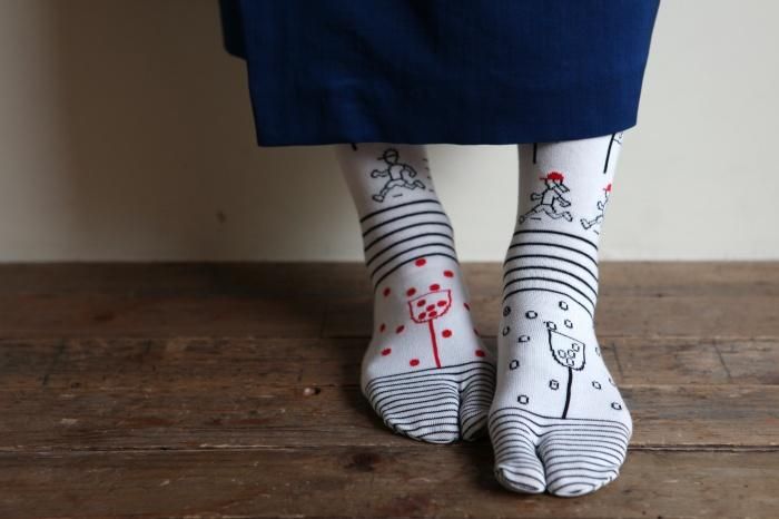 Sous Tabi Choques (longueur normale) / Day Sports Tsukumo [pour les hommes et les femmes]