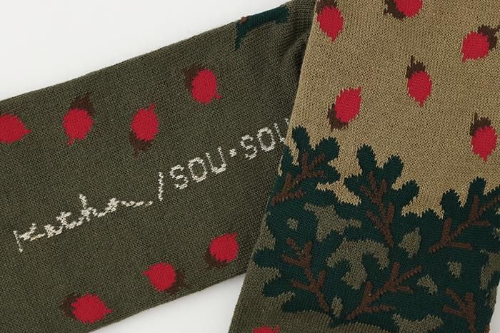 足袋下（普通丈）／どんぐりころころ 玉露 【男・女性用】