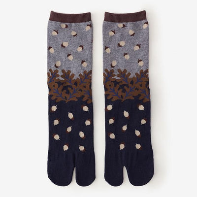 타비양말(정상 길이)/도토리 롤 아이언 해군 【남・여성용】