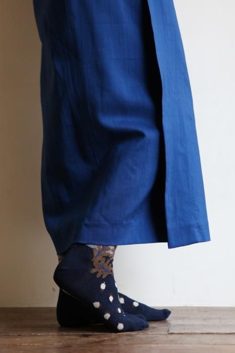 타비양말(정상 길이)/도토리 롤 아이언 해군 【남・여성용】