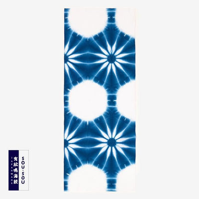 SOU・SOU×有松鳴海絞手巾／張正謹製 麻葉1