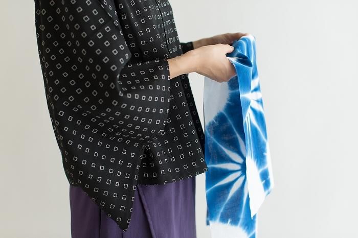 SOU・SOU×有松鳴海絞手巾／張正謹製 麻葉1