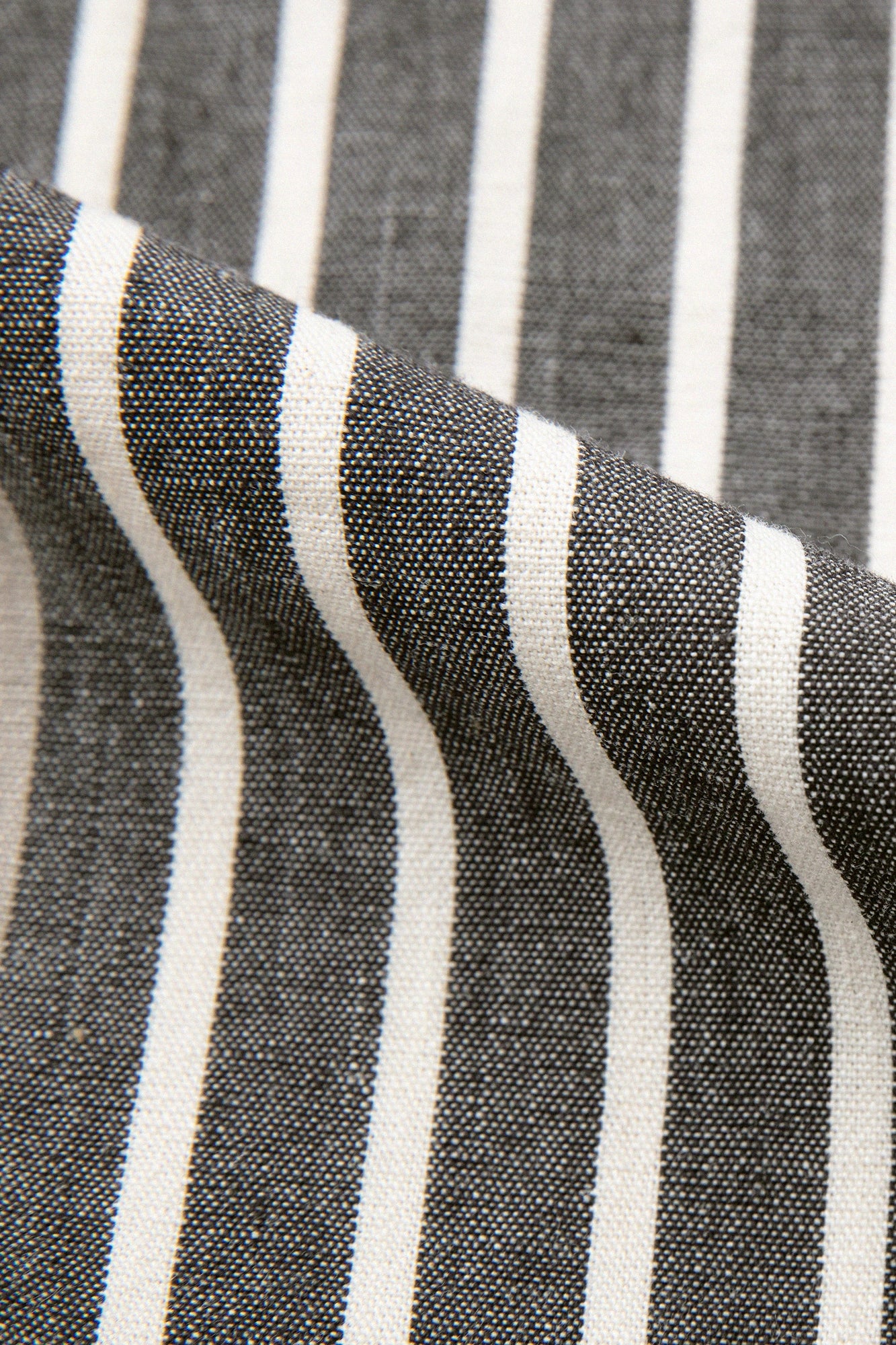 【Tailoring Excluded】Isemomen Cotton（20/20）Kimono Fabric / Marble Stripes Azure Blue