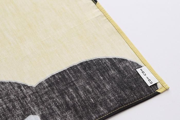 手捺染 風呂敷（大）／ほほえみ