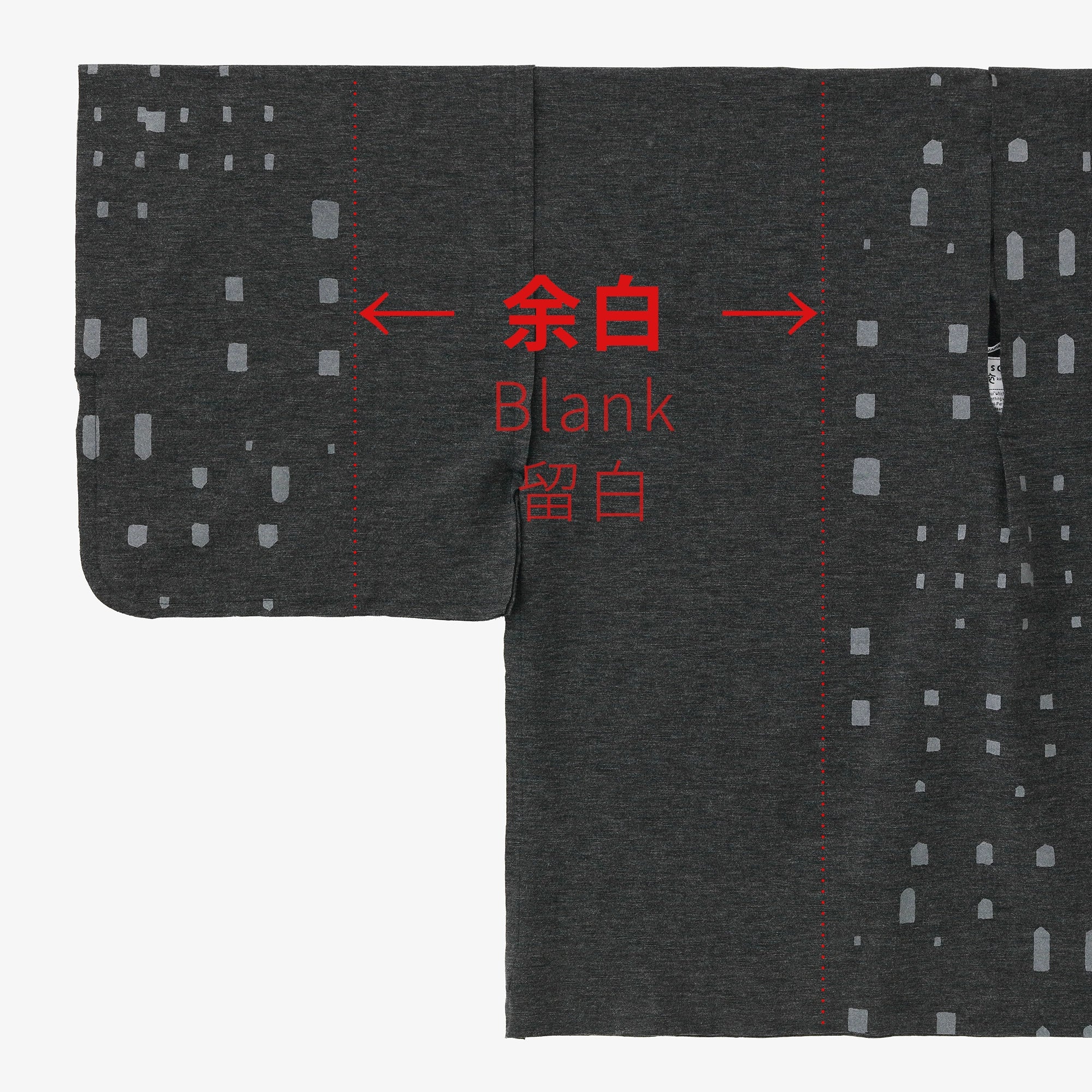 【9/22左右发货】双面针织小袖V领贯头衣短版／窗和留白灰墨色