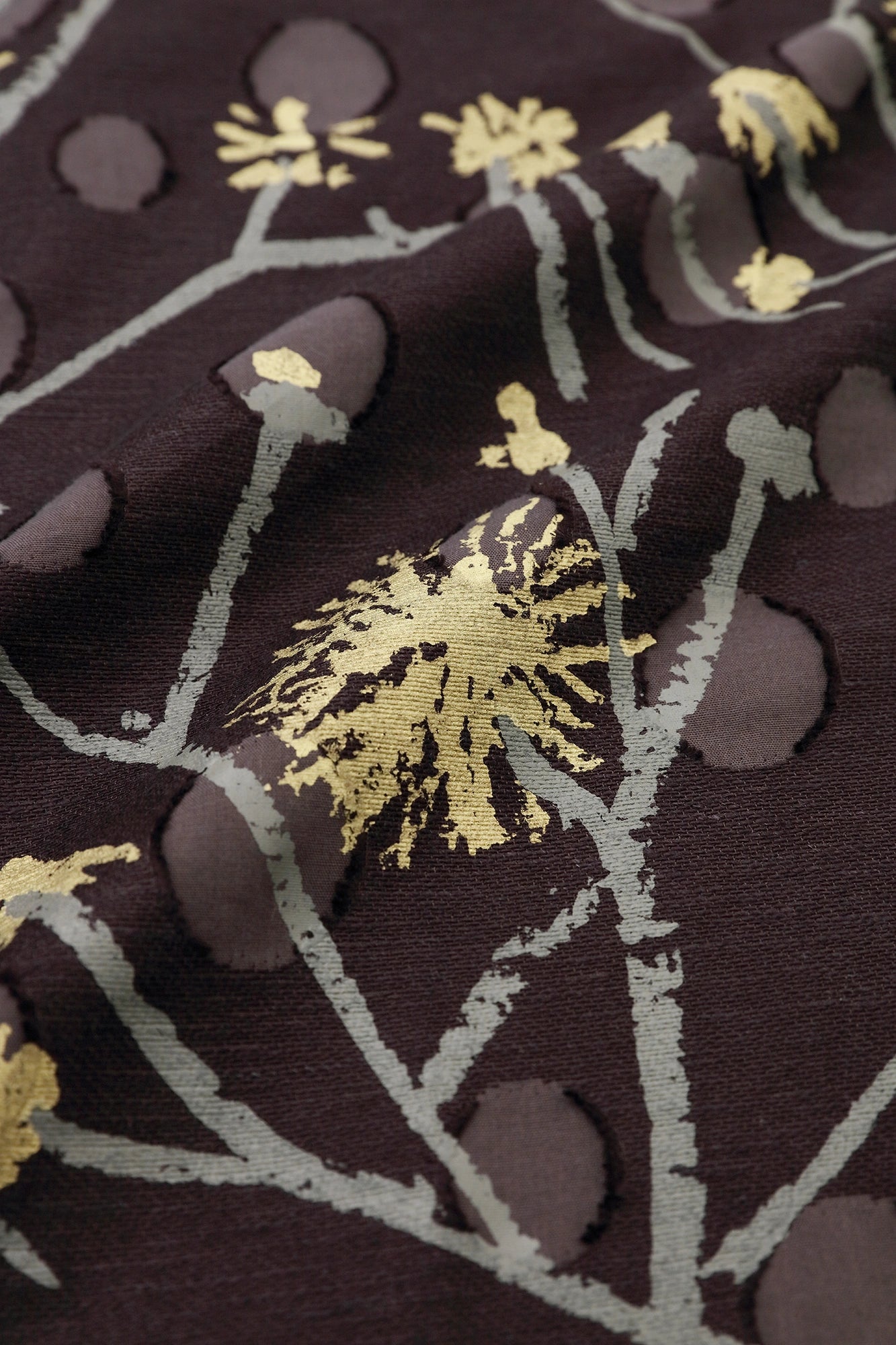 【Scheduled to ship around Mar 3】Cut Jacquard Hatsuki Cardigan／Walkway Brown