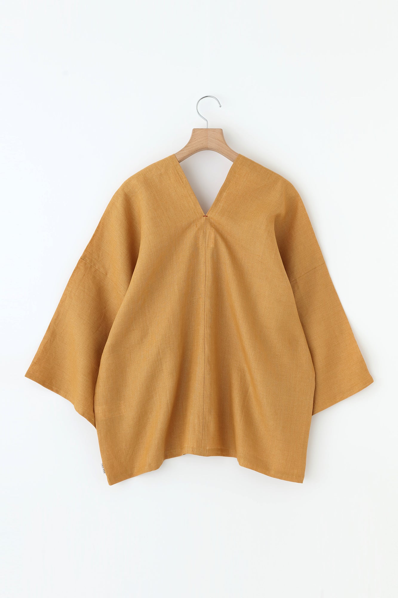 【Scheduled to ship around Mar 3】Linen Hatsuki Cardigan／Golden Yellow 