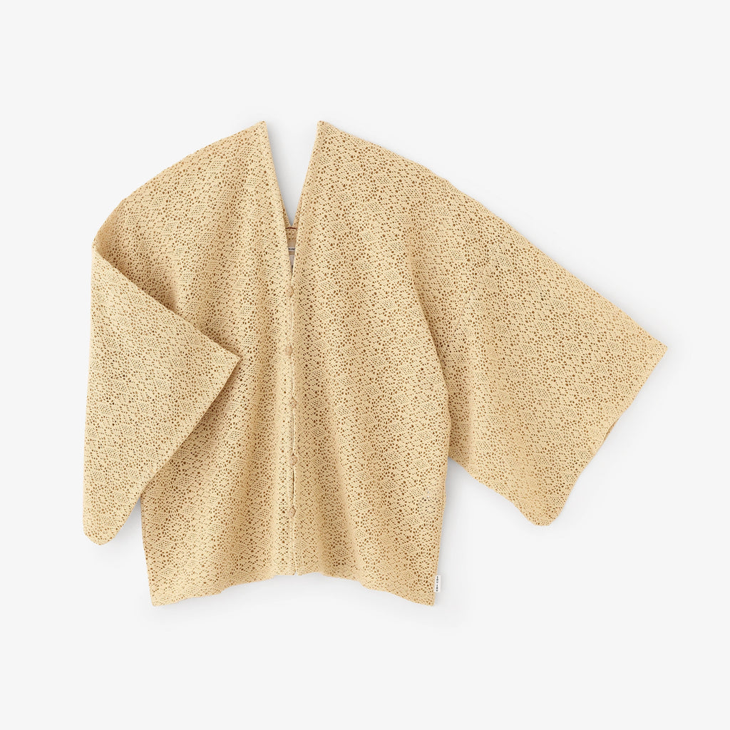 6月23日頃発送予定】透かし幾何刺繍(きかししゅう) はつき/練色 6月23日頃発送予定】透かし幾何刺繍(きかししゅう) はつき/練色