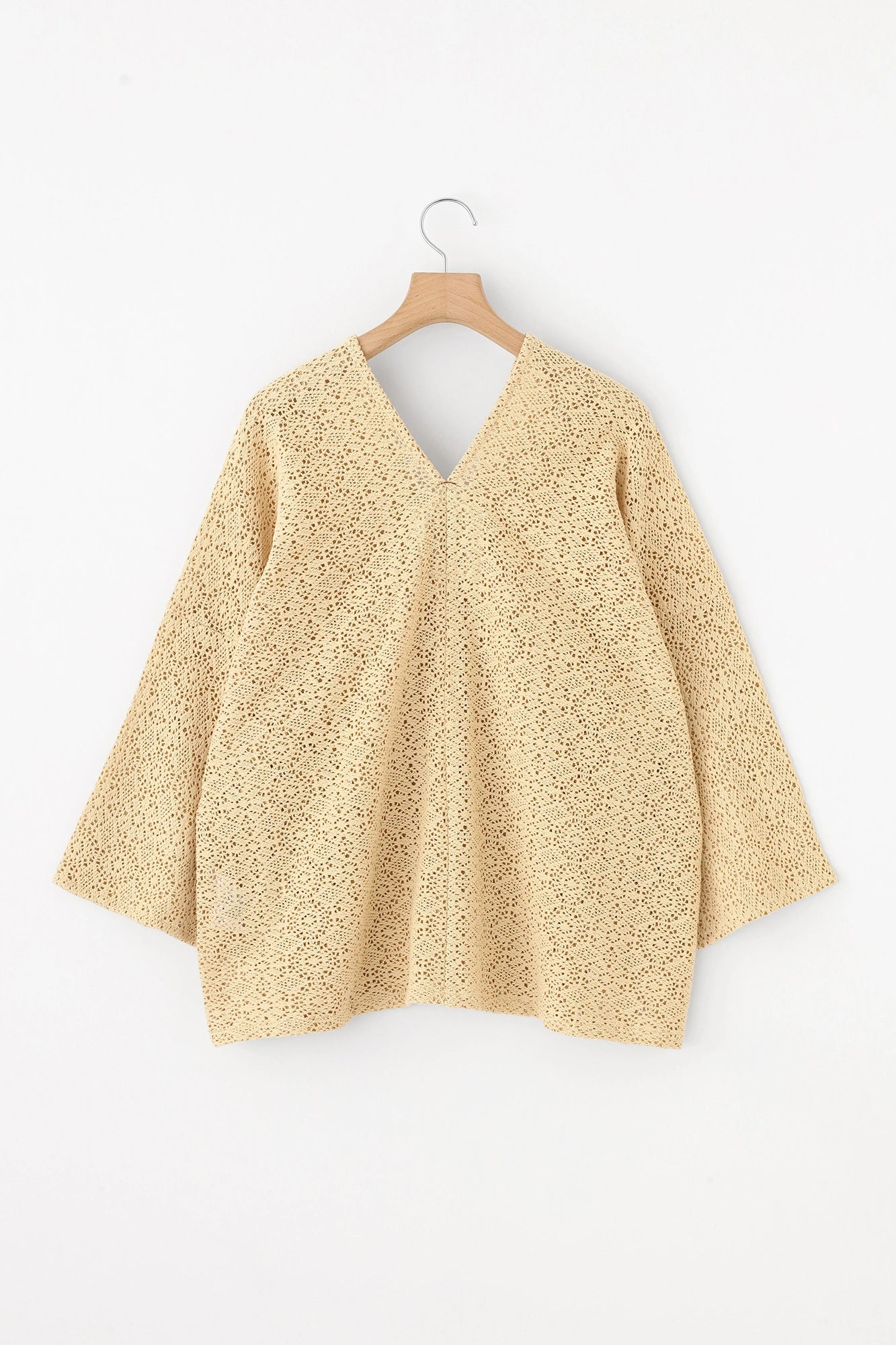 【Ships ard. 6/23】Hollow Out Embroidery Hatsuki Cardigan / Creamy White