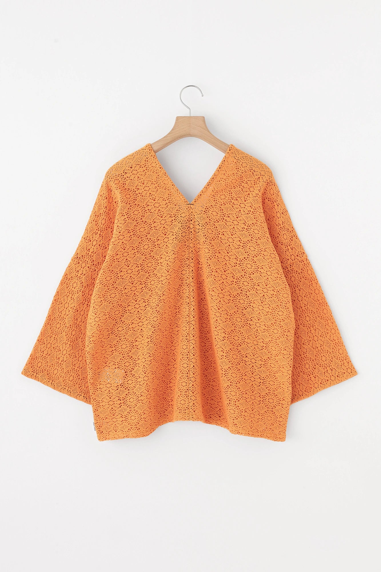 【Ships ard. 6/23】Hollow Out Embroidery Hatsuki Cardigan / Orange