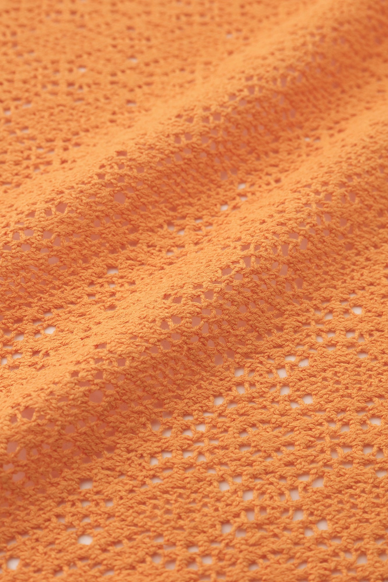 【Ships ard. 6/23】Hollow Out Embroidery Hatsuki Cardigan / Orange
