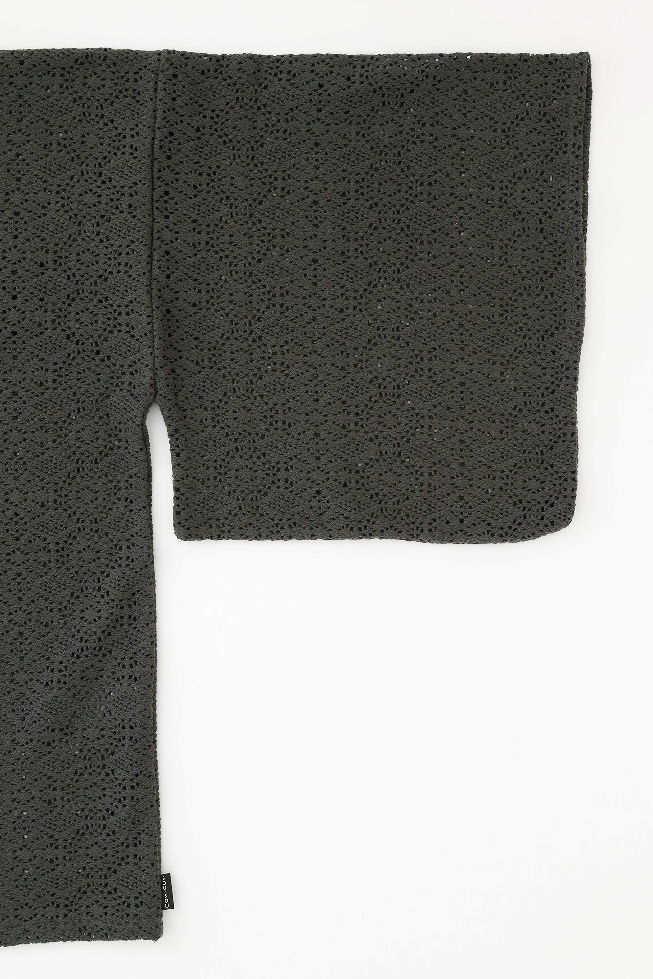 【Ships ard. 6/23】Hollow Out Embroidery Hatsuki Cardigan / Dark Grey