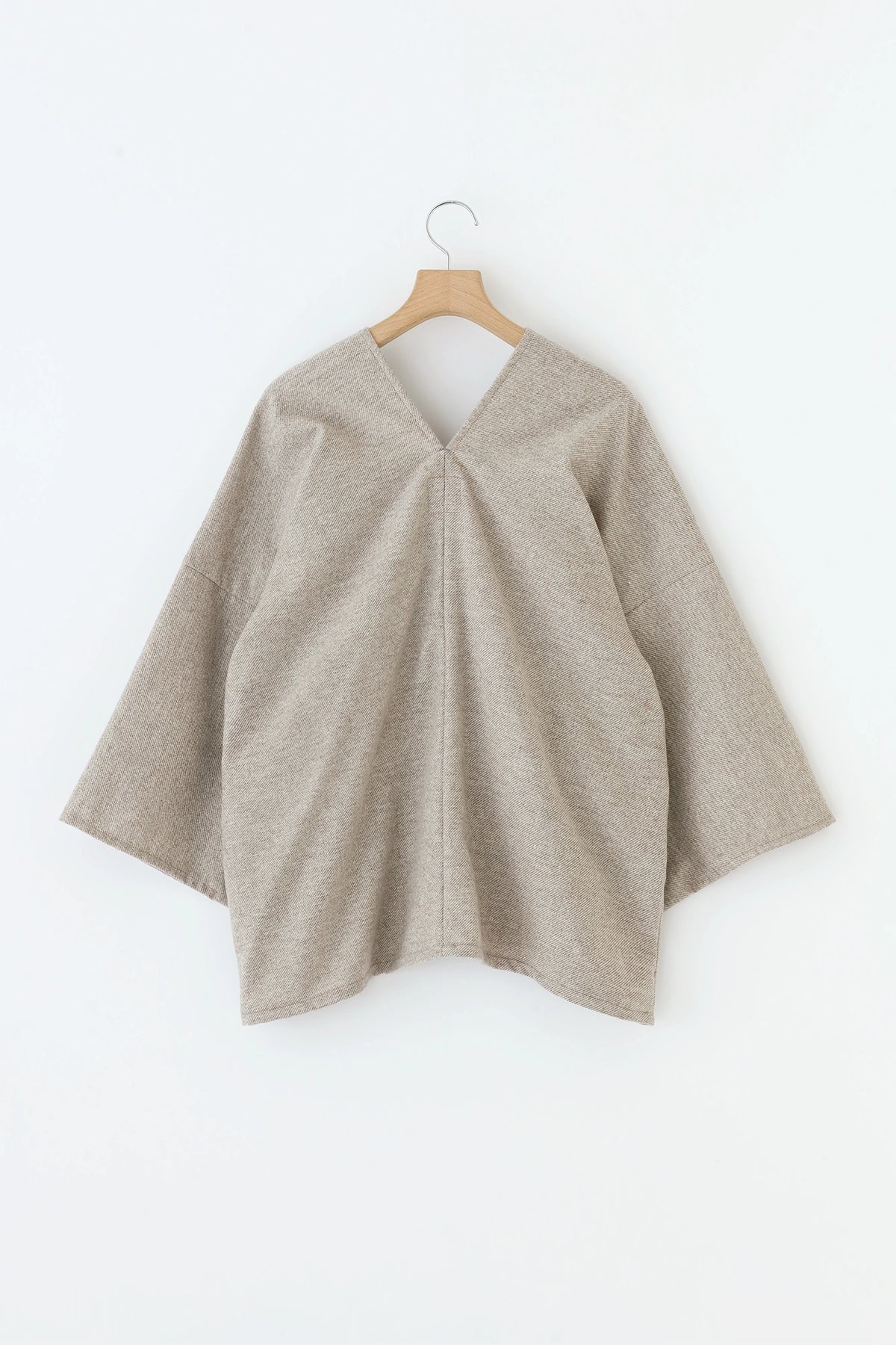 【Ships Ard 9/22】Super 100's Wool Hatsuki Cardigan／Beige