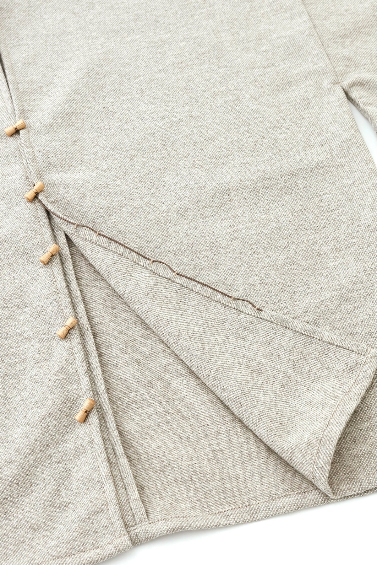 【Ships Ard 9/22】Super 100's Wool Hatsuki Cardigan／Beige
