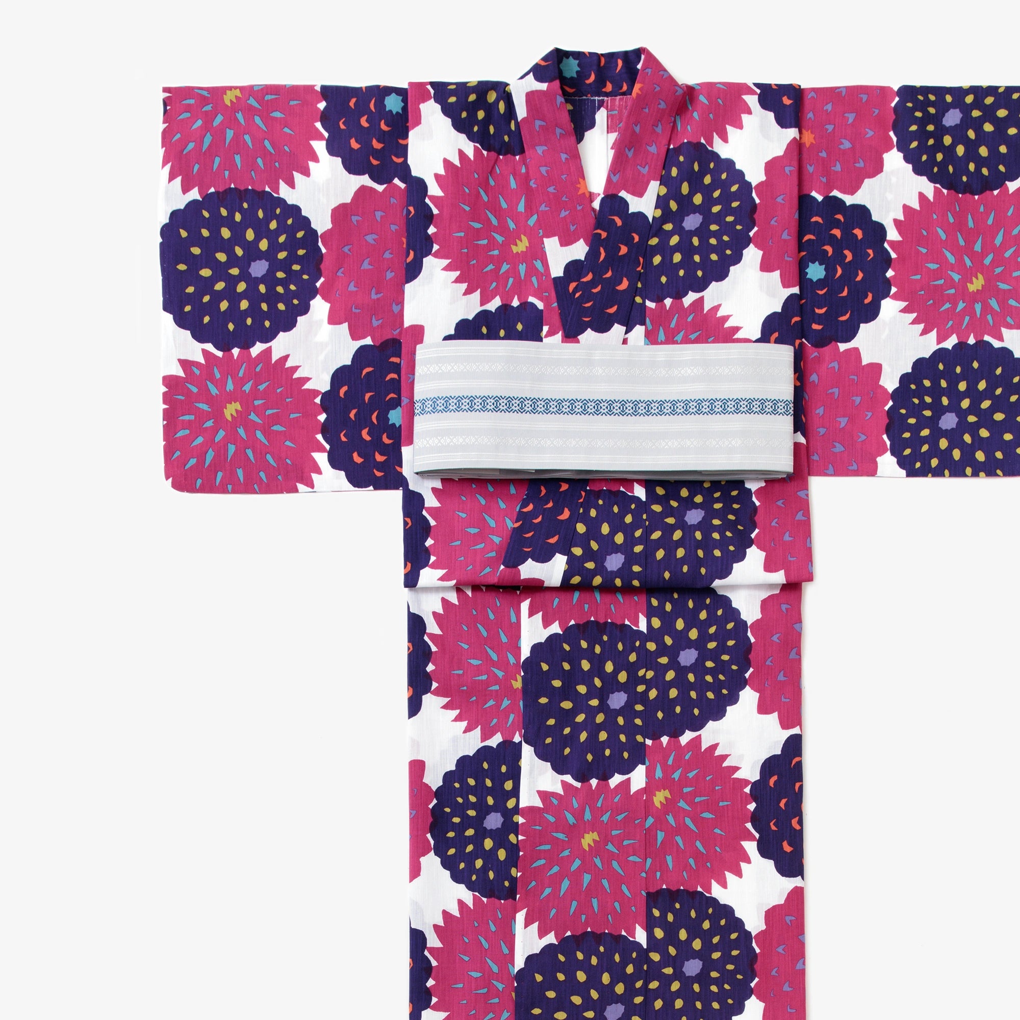 SOU・SOU×Kyoto Marubeni Yukata／Dahlia Bluish Purple 