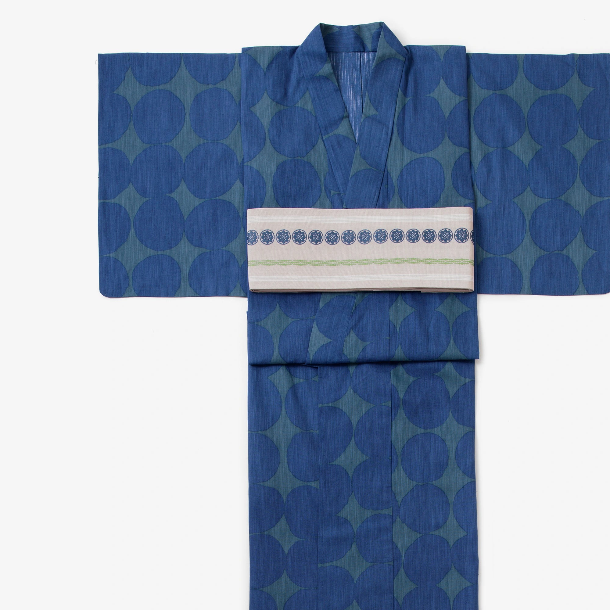 SOU・SOU×Kyoto Marubeni Yukata / Marbles Large Prussian Blue