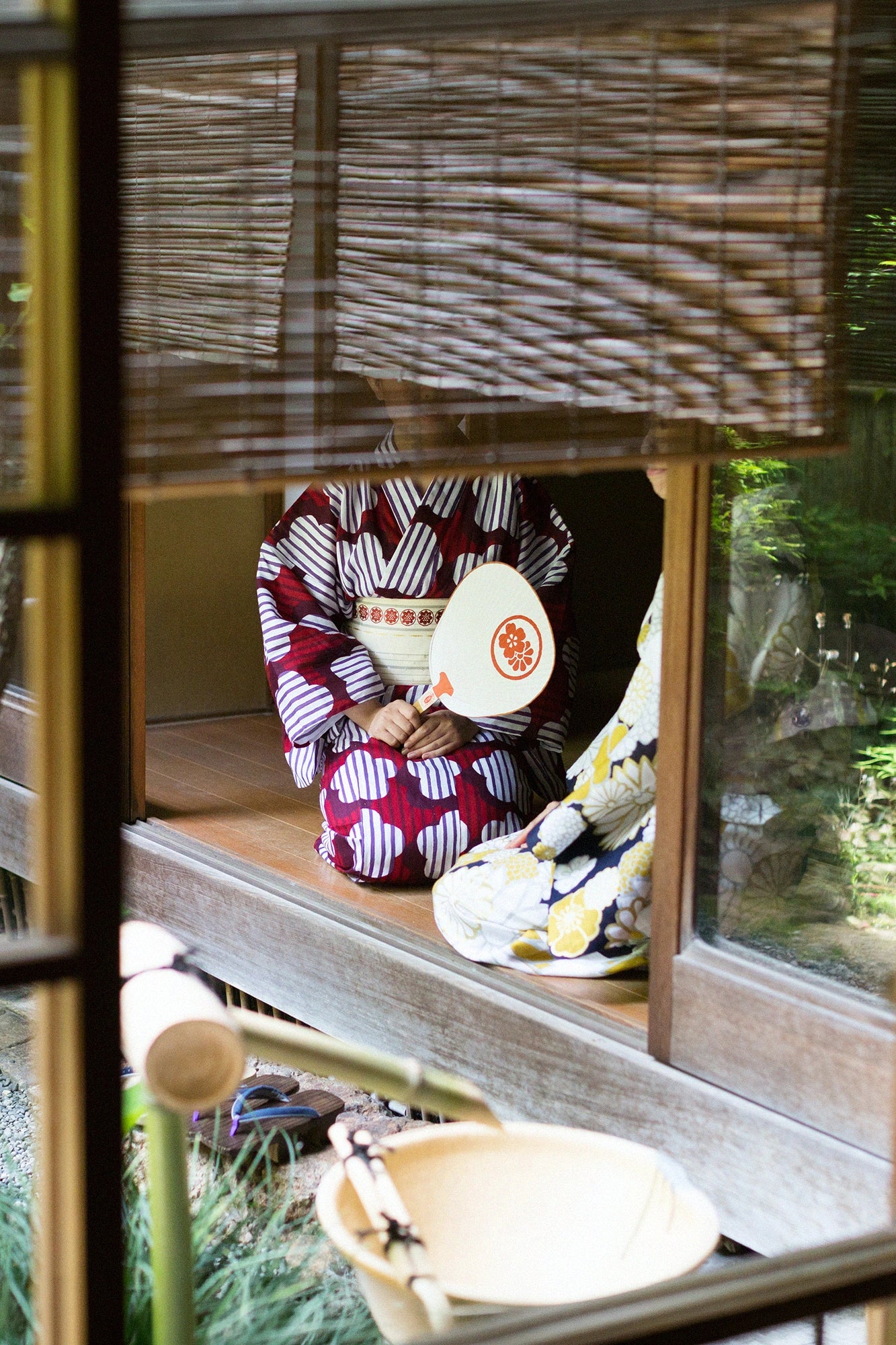 SOU・SOU×Kyoto Marubeni Yukata／Bright Window Evening Glow