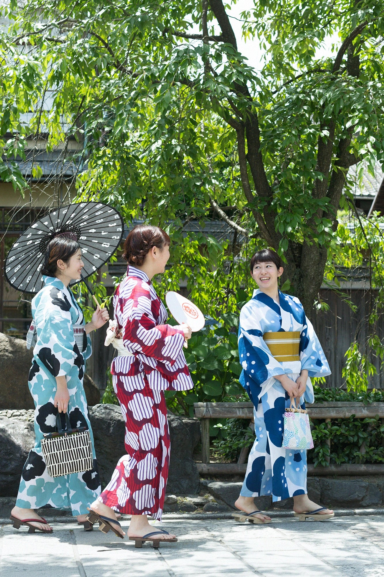 SOU・SOU×Kyoto Marubeni Yukata／Bright Window Evening Glow