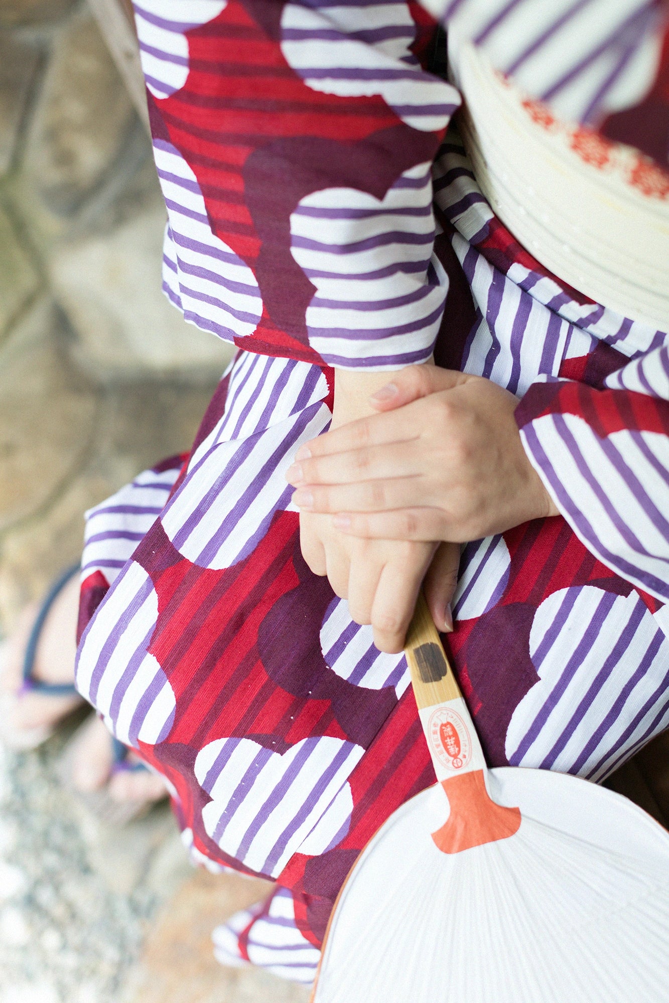 SOU・SOU×Kyoto Marubeni Yukata／Bright Window Evening Glow