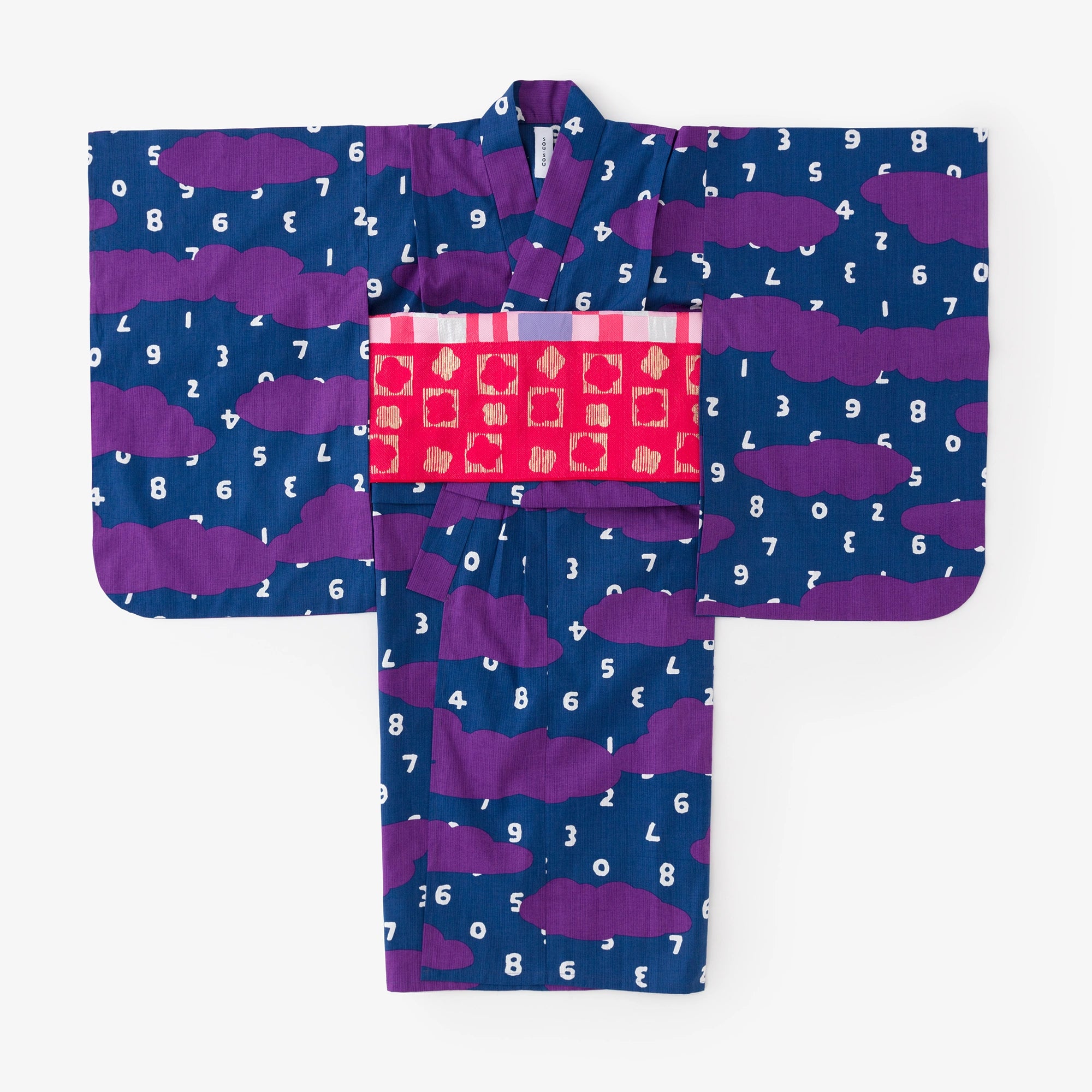 ●SOU・SOU×京都丸紅 女孩的兒童Yukata/SO-SU-U十數和雲 夜空