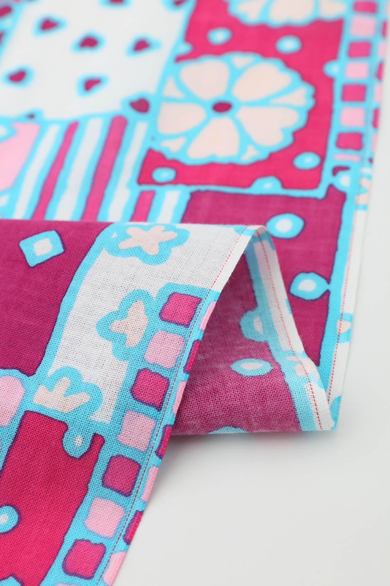 伊勢木綿 textile手ぬぐい／桜づくし