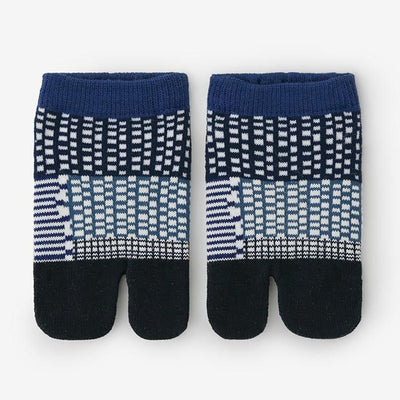 ●Tabi Socks for Kids ankles / Low-cut Lines and Dots Seiwa【S・M・L】