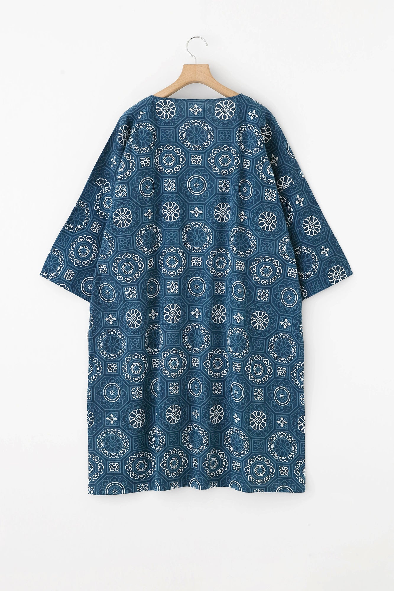 【Ships ard. 6/23】Chizimi Cotton 20/20 Ainasen Naginata Rectangular Dress / Gorgeous