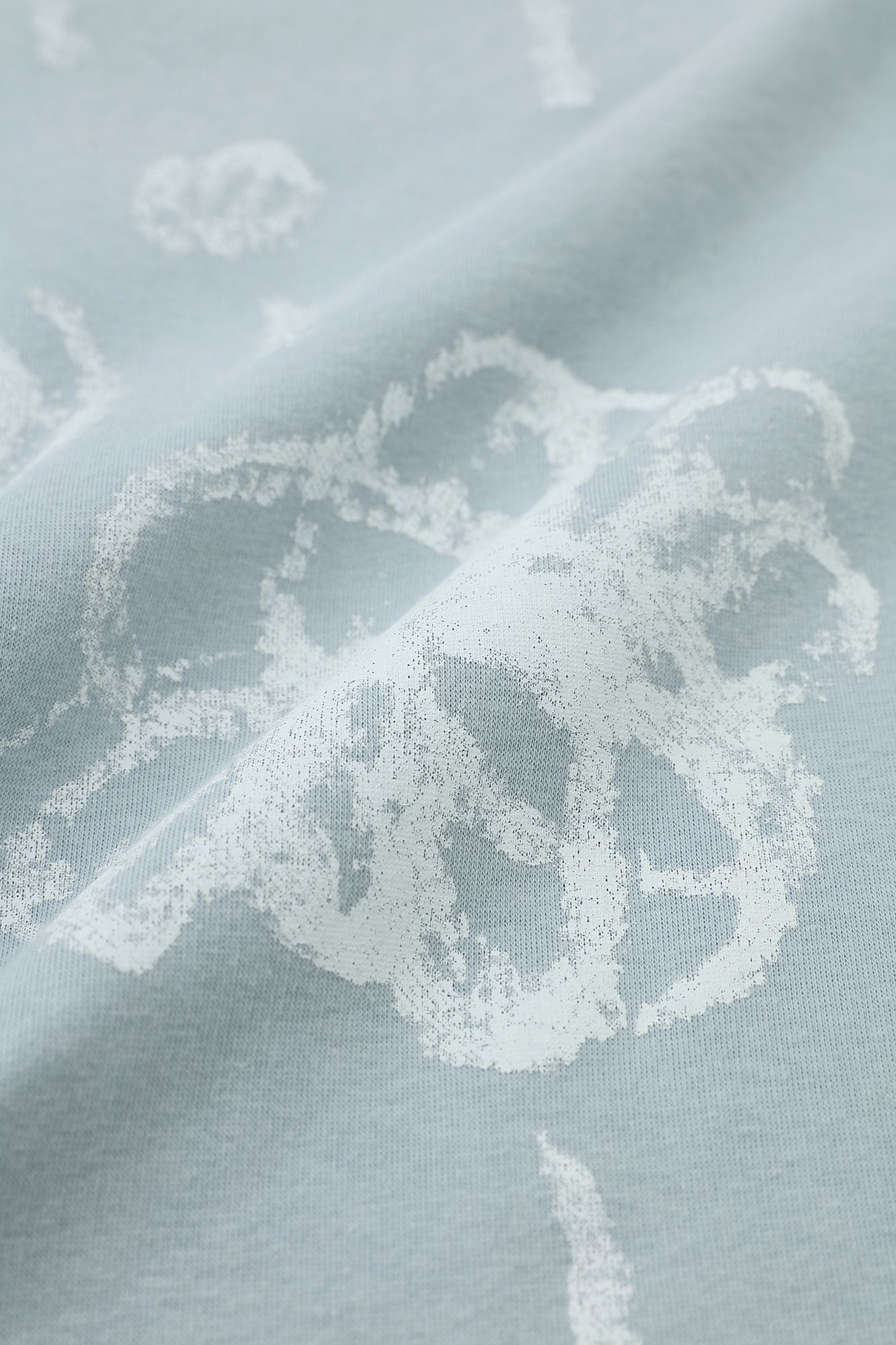 裏仿毛 針織 高領圓弧袖長方形洋裝／柔和 淡灰色