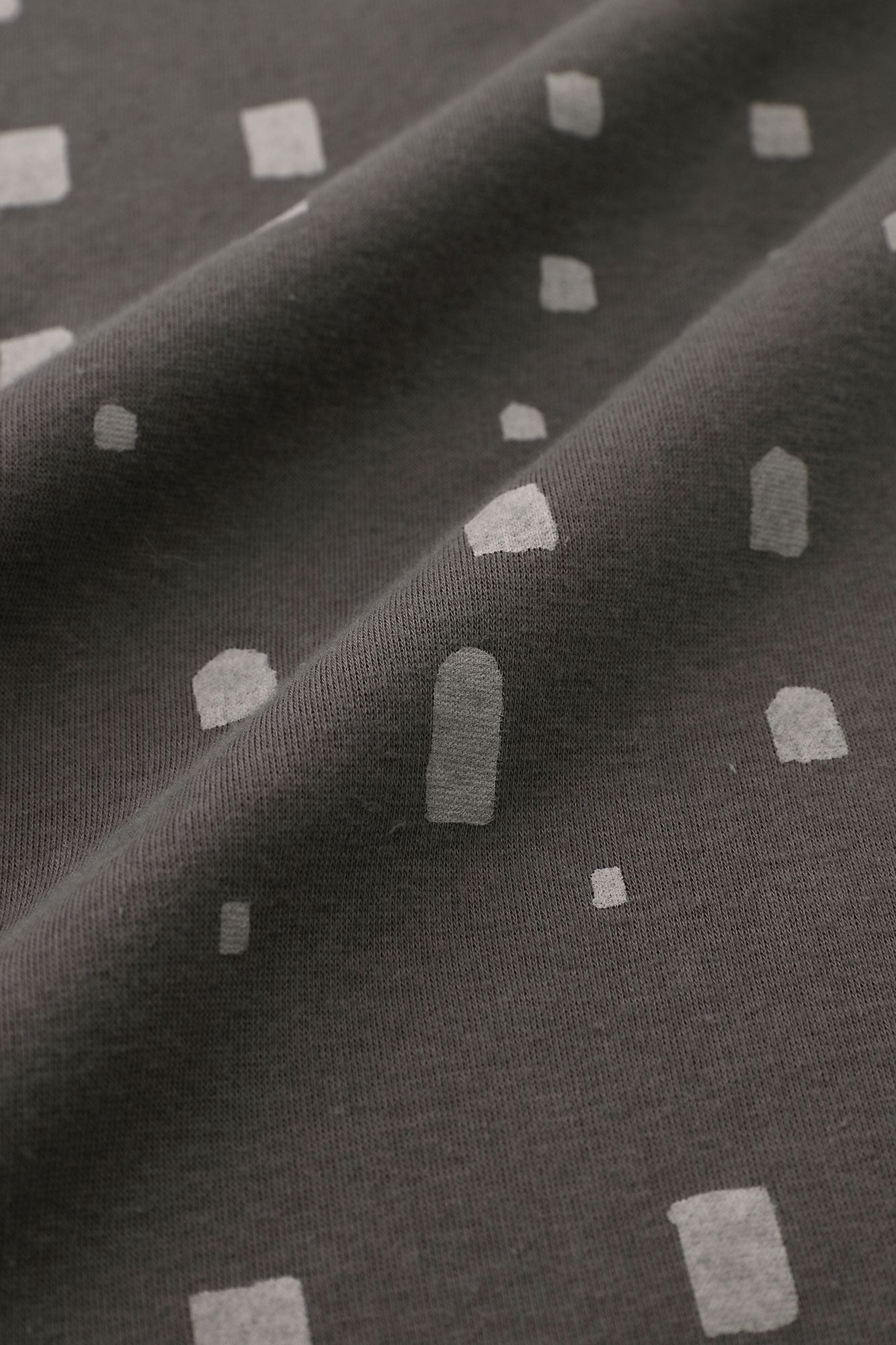 裏仿毛 針織 高領圓弧袖長方形洋裝／窗 藤煤竹色