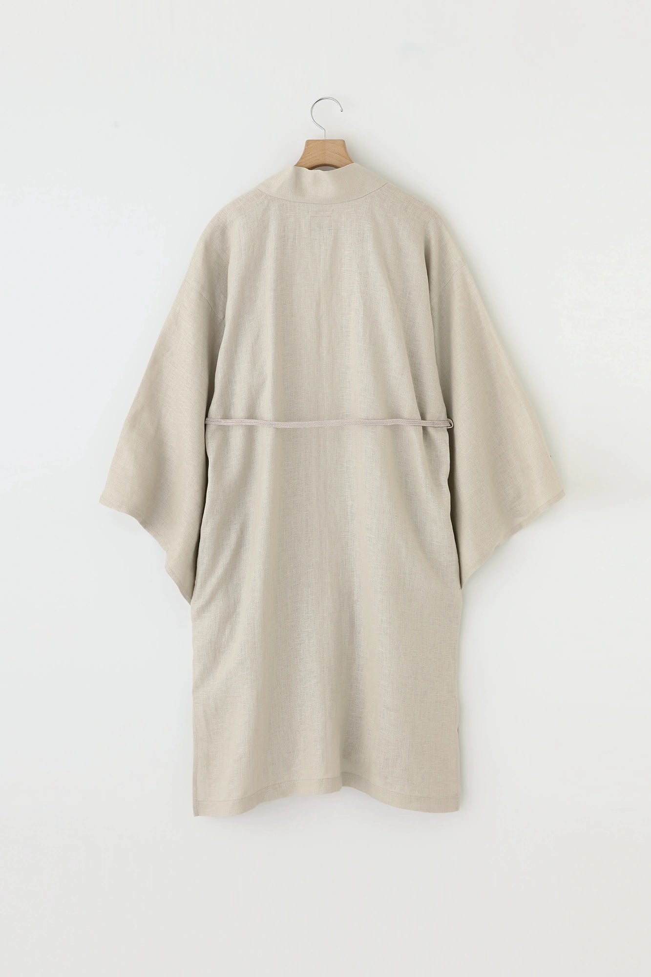 Broderie à petites manches en chanvre (kosodebaori) Long (Nagatake) / gris-blanc (kaihaishoku) 