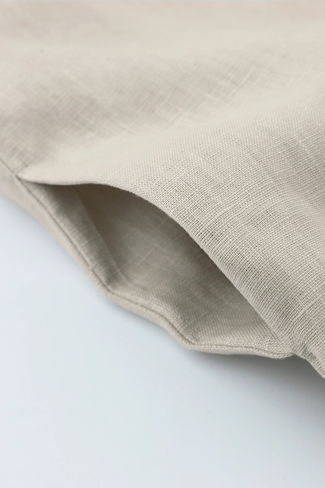 Broderie à petites manches en chanvre (kosodebaori) Long (Nagatake) / gris-blanc (kaihaishoku) 