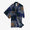 高島縮 20/20 小袖羽織（こそでばおり） 長丈（ながたけ）／芍薬（しゃくやく） 月華（げっか）